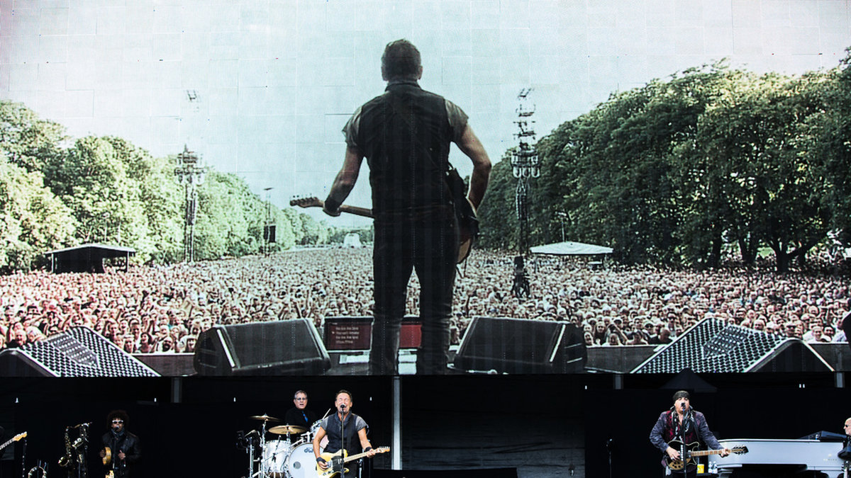 Två planerade konserter på Ullevi i sommar blev tre för Bruce Springsteen &amp; The E Street Band. Arkivbild.