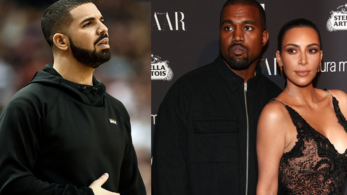 Kim Kardashian svarar på ryktet om Drake. 