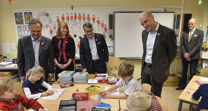 Fredrik Reinfeldt, Skola, Annie Lööf, Göran Hägglund, Jan Björklund, Betyg, Alliansen