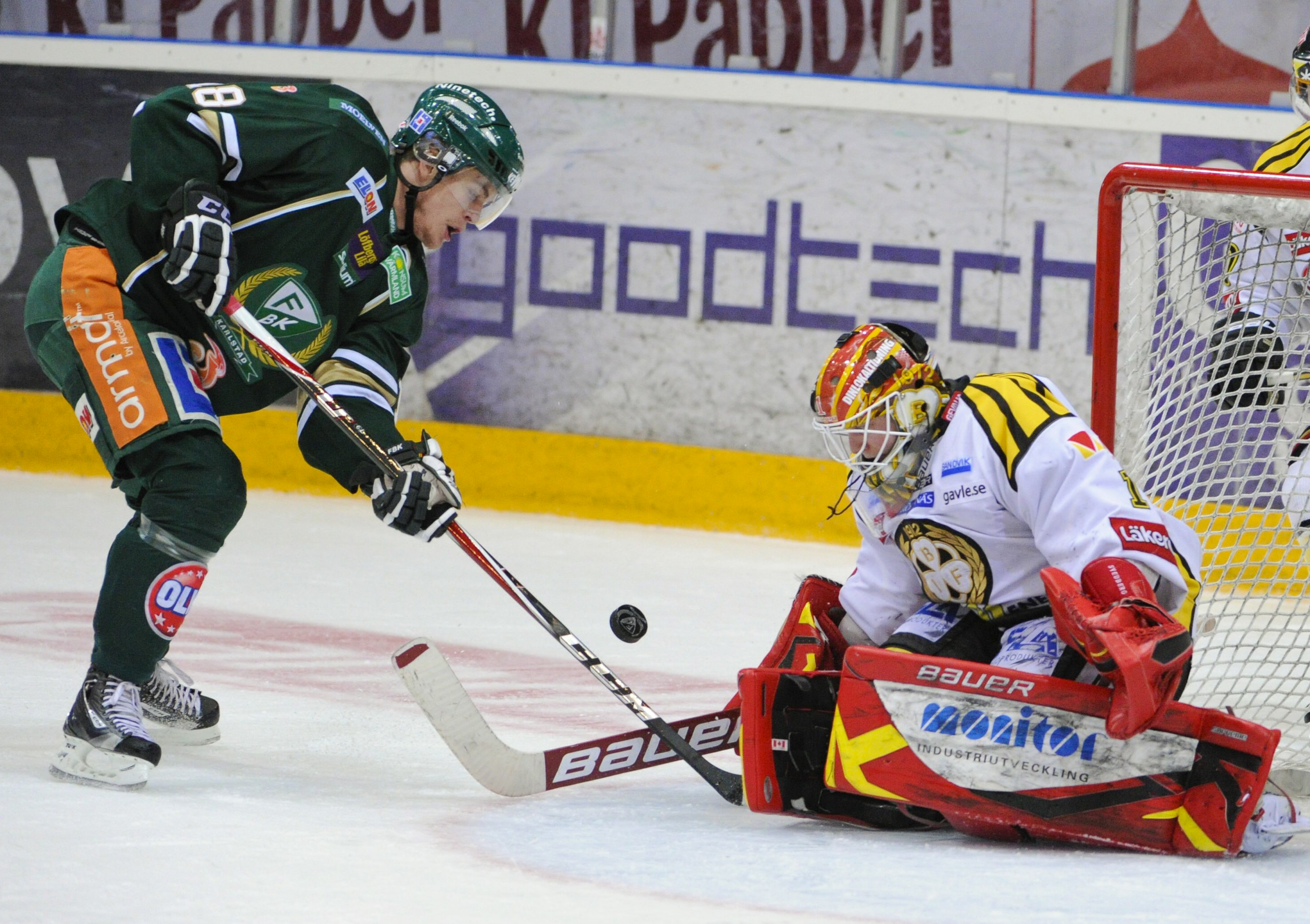Nicklas Svedberg höll tätt och såg till att Brynäs tog tredje raka segern i SM-semifinalserien mot Färjestad.