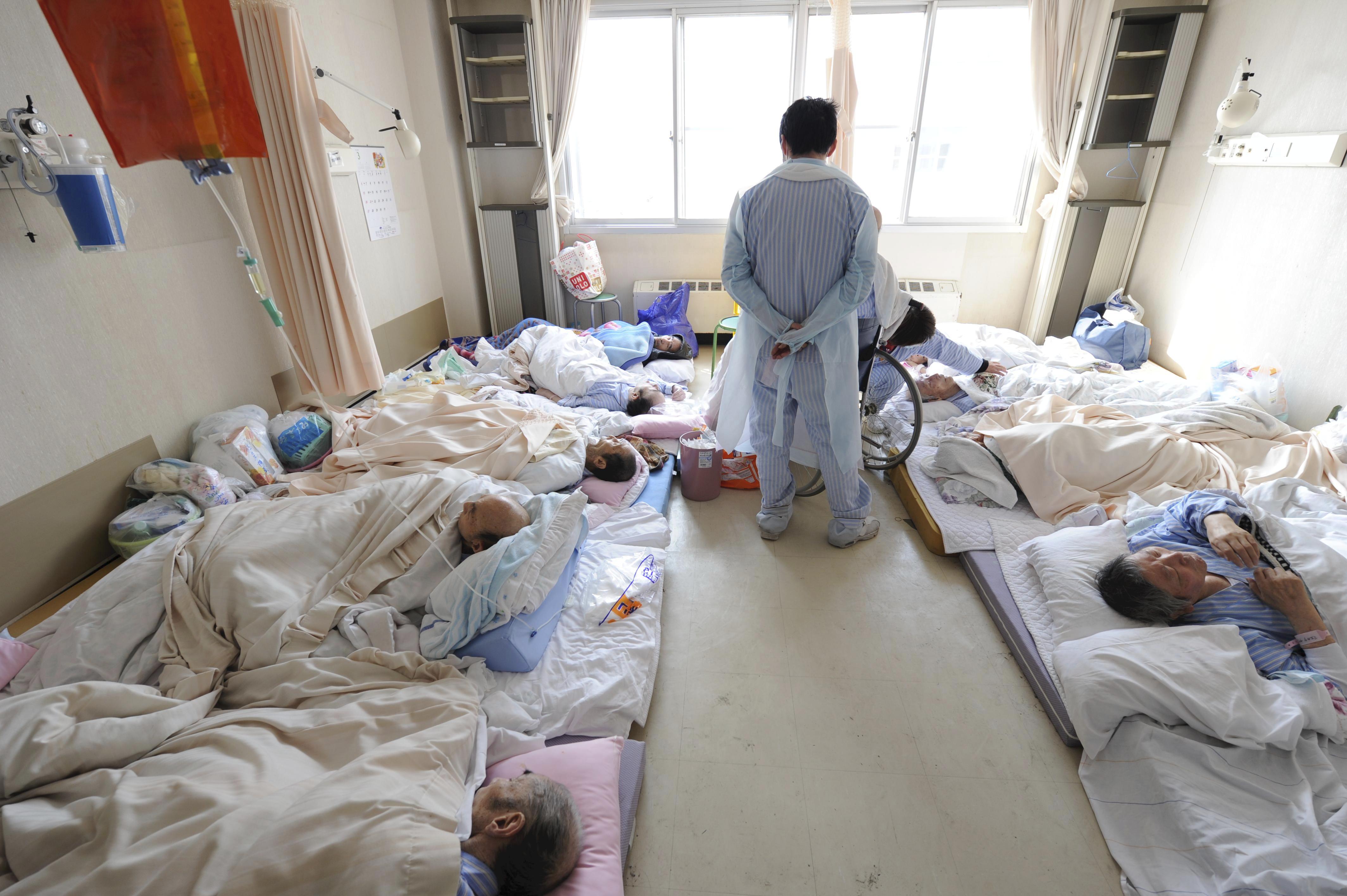 Människor har evakuerats i Fukushima och lagts in på sjukhus då de kan ha blivit exponerade för strålning efter explosionen vid reaktor ett som skedde en dag efter jordbävningen.