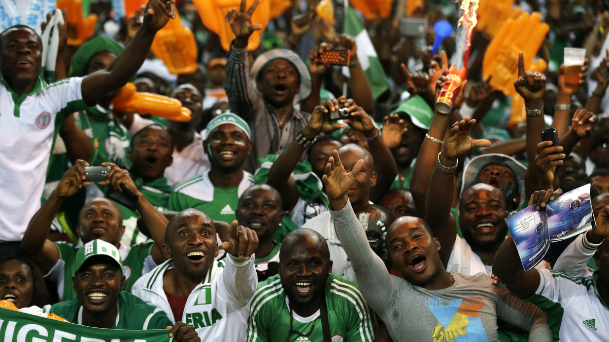 Stor glädje i Nigeria. 