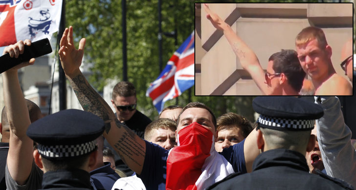 Marsch, monument, Demonstration, English Defence League, Högerextrem, woolwich, EDL