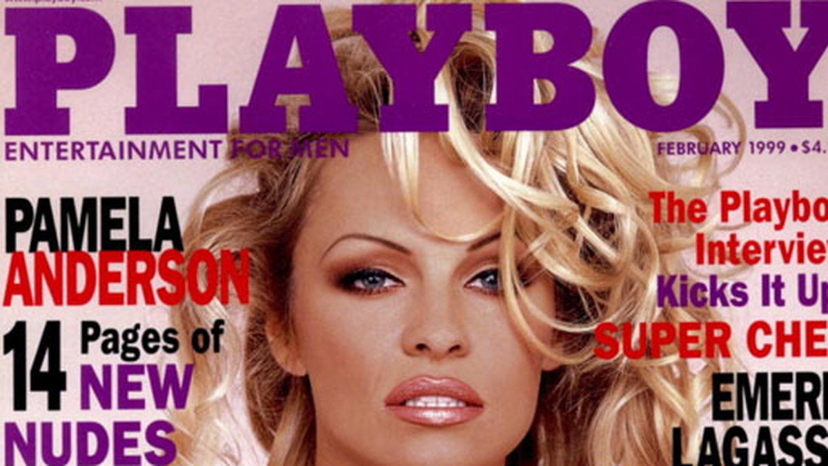 Pamela på omslaget 1999. 
