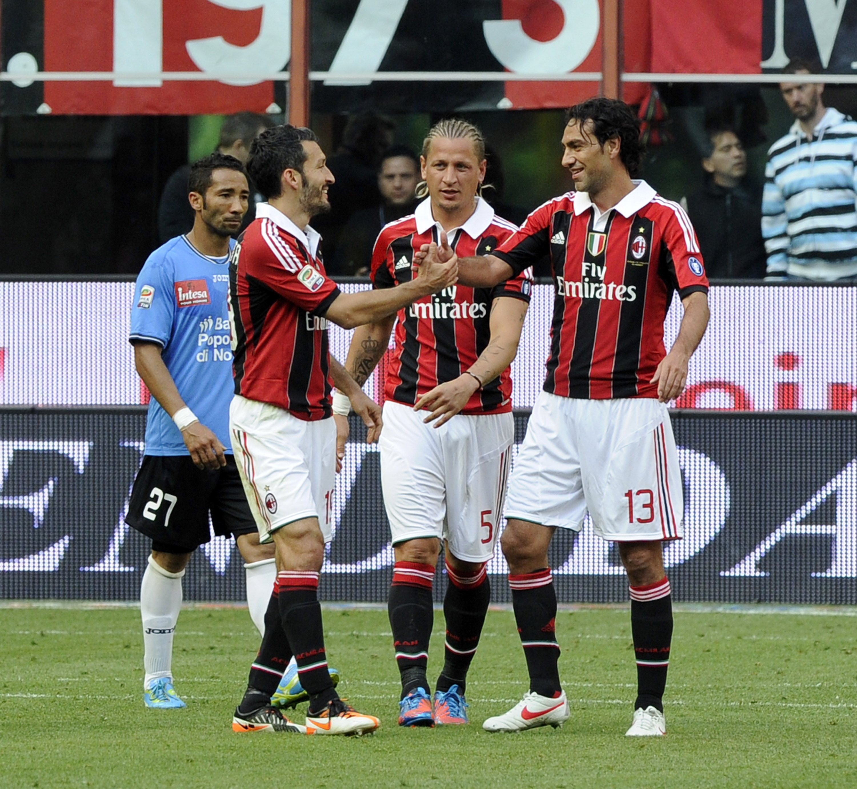 Zambrotta och Nesta fick vinna i sin sista Milan-match.