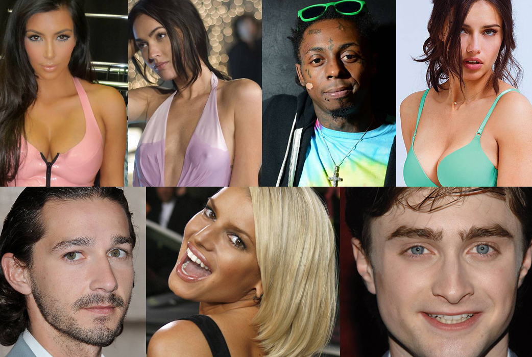 Kim Kardashian, Megan Fox, Lil Wayne och Adriana Lima är några av kändisarna som har berättat om hur och när de blev av med oskulden. Kim Kardashian, Megan Fox, Lil Wayne och Adriana Lima är några av kändisarna som har berättat om hur och när de blev av med oskulden.