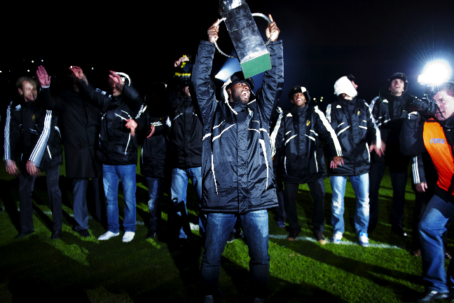 2009 var guldåret då AIK vann både SM-guld och den svenska cupen.