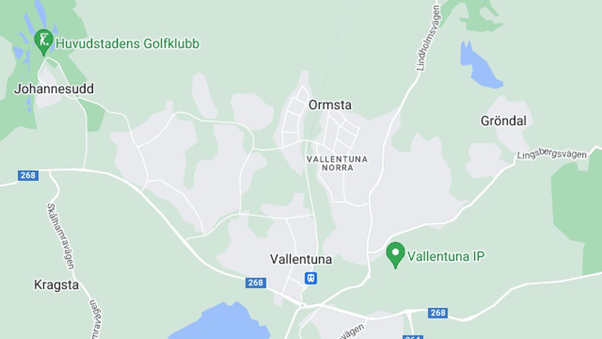 Google maps, Vallentuna