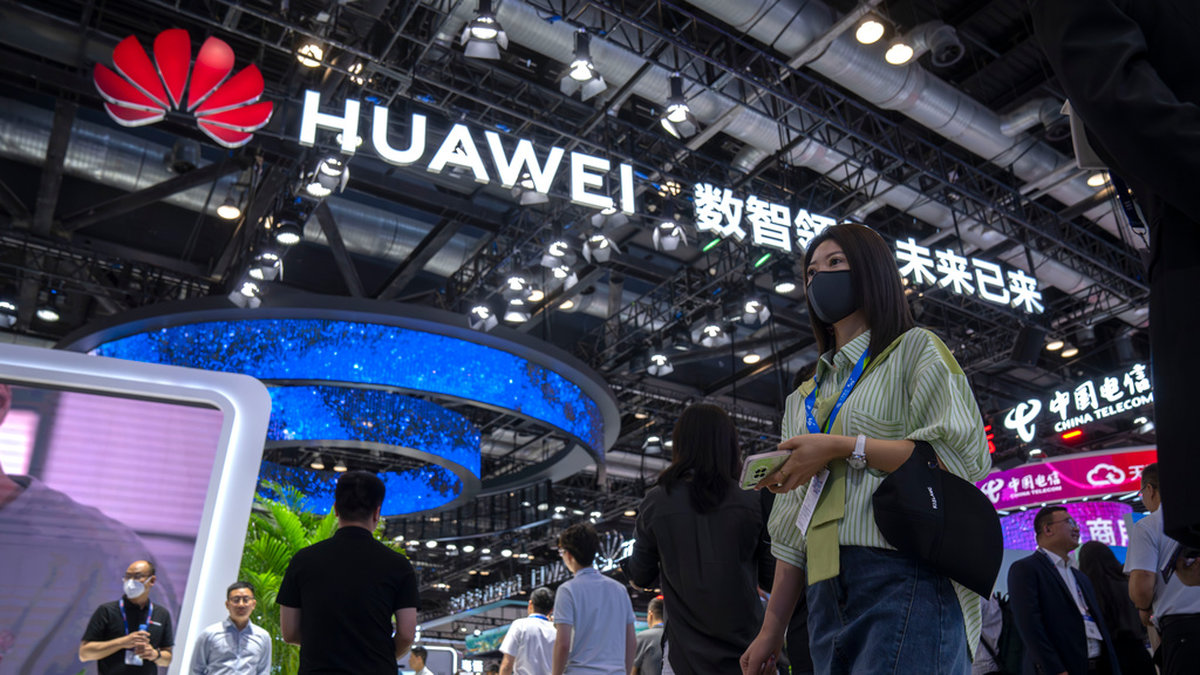 Kinesiska Huawei har fått begränsade möjligheter att bedriva 5G-verksamhet i ett antal EU-länder. Arkivbild.
