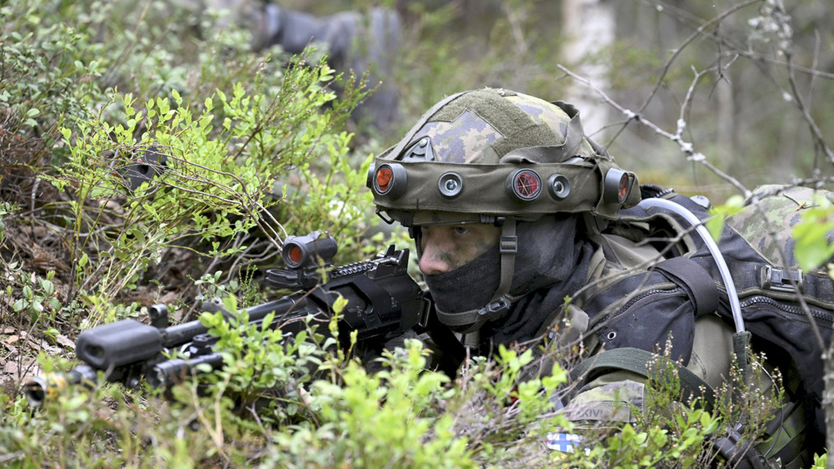 82 procent av finländarna tycker att Finland ska vara berett att försvara andra Natoländer. Arkivbild.