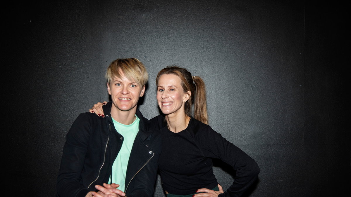 Fotbollsspelaren Nilla Fischer tillsammans med danspartner Cecilia Ehrling blev först att lämna 'Let’s dance'. Arkivbild.