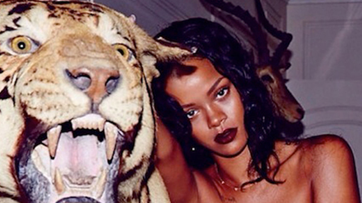 Det är klös i Rihanna. 