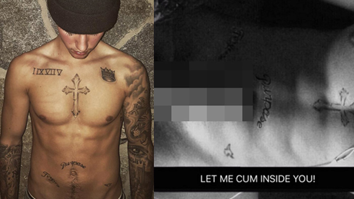 Två nakenbilder som påstås föreställa Justin Bieber sprids just nu.