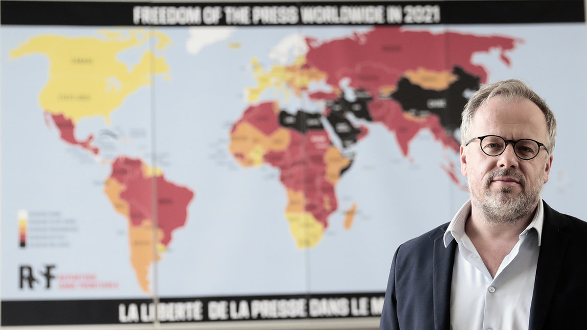 Reportrar utan gränsers chef Christophe Deloire kallar projektet 'ett ambitiöst initiativ'. Arkivbild.