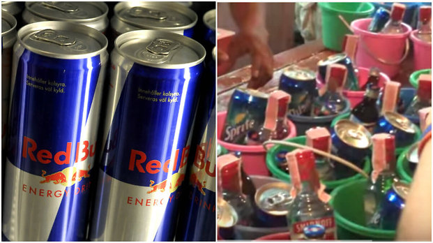 Peter, 29, drack fyra hinkar med vodka och Red Bull på semestern i Thailand dog