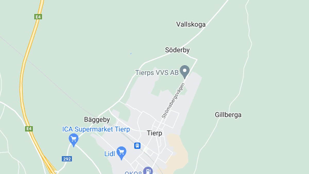 Google maps, Tierp