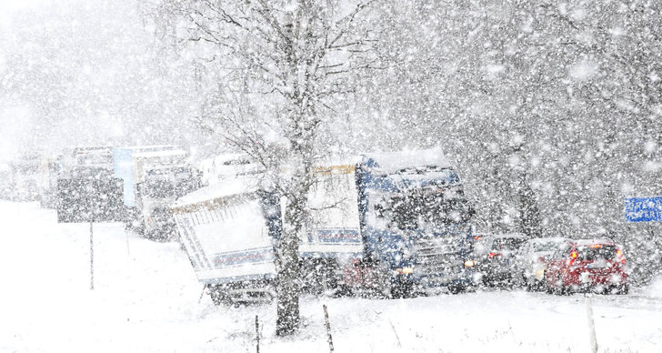 Trafiken, SMHI, Halka, Väderlek, Snö, halt