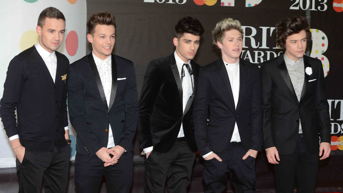 One Direction under Brit Awards. 