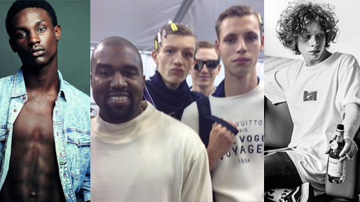 Kanye West, Modell, Vogue, Backstage, instagram, Mode