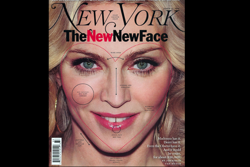 Madonnas nylle kartlagt av New York Magazine.