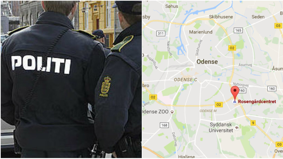 Kvinnan hölls fången av en man i danska Odense i en månads tid. Bilden är från ett annat tillfälle.