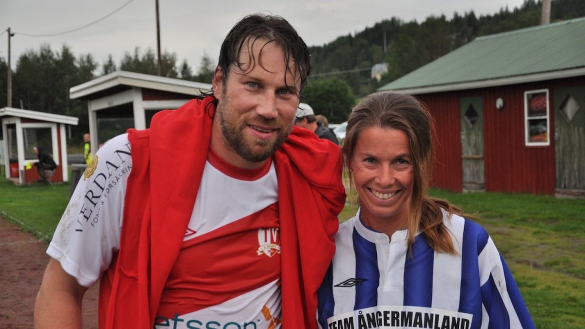 Två Forsberg med massa VM-guld. Peter och skidskytten Magdalena.