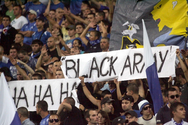 Hånet mot AIK-fansen.
