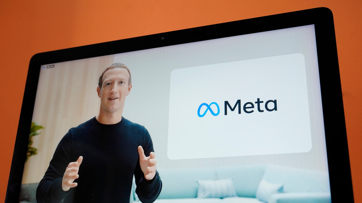 Meta, som äger Facebook, föll mest av de stora teknikbolagen. Vd Mark Zuckerberg kunde inte lugna marknaden. Arkivbild.