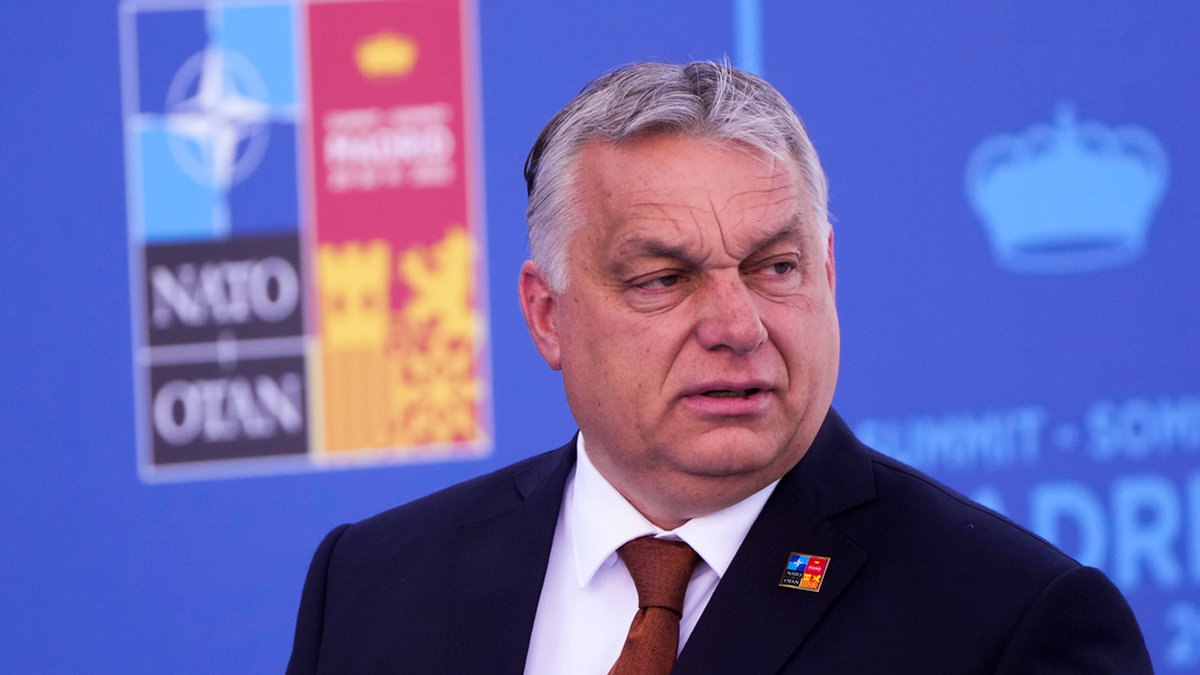 Ungerns premiärminister Viktor Orbán har sagt att han inte tänker försena något lands inträde i Nato. Arkivbild.
