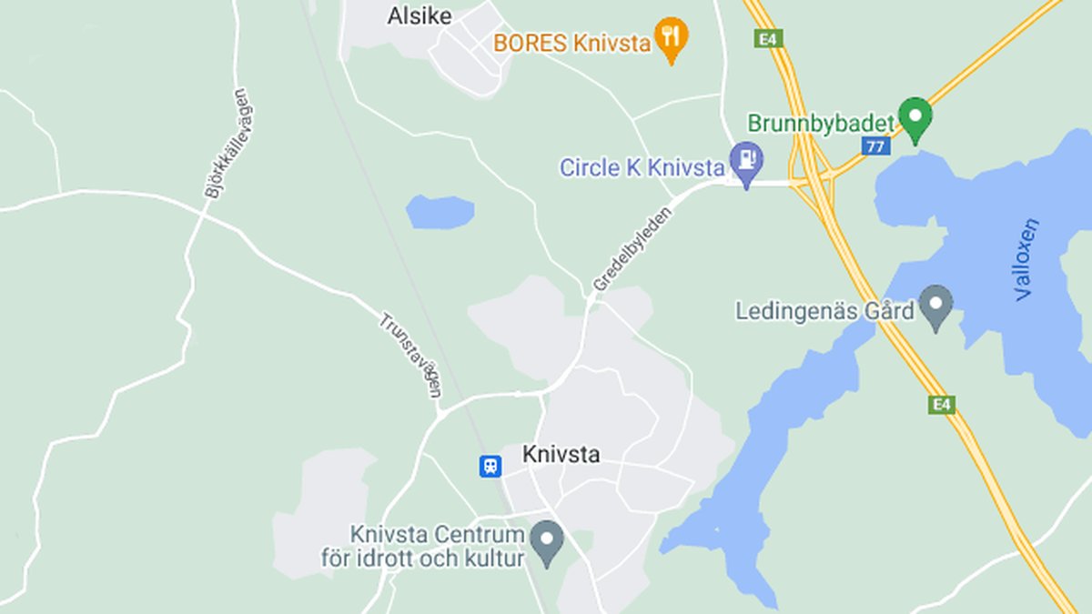 Google maps, Knivsta