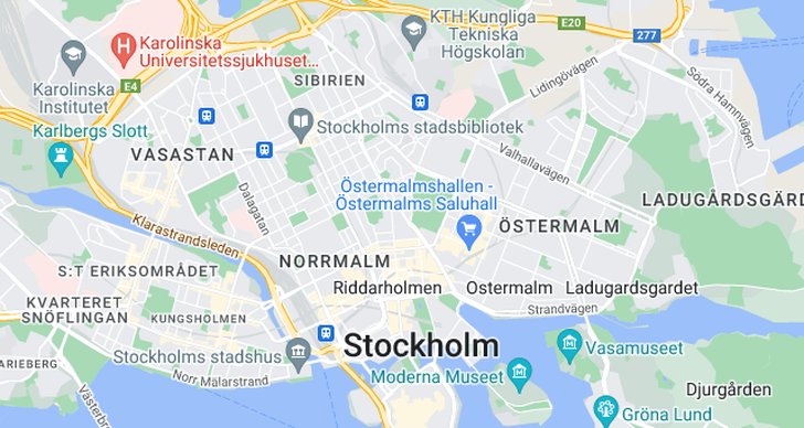 Stockholm, dni, Brott och straff, Larm Överfall