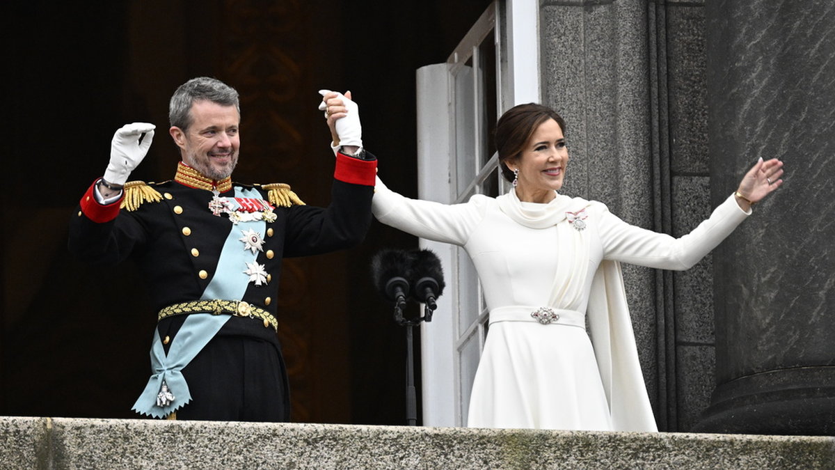 Kung Frederik X och drottning Mary.