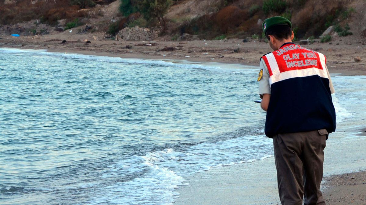 Den 2 september hittades 3-årige Alan Kurdi, uppspolad på stranden i turkiska Bodrum. I hopp om ett säkrare liv hade familjen tagit den livsfarliga vägen över Medelhavet. Kurdis död blev något av en vändpunkt för Europa och flyktingkrisen. Tusentals personer har under året dött under samma resa. 