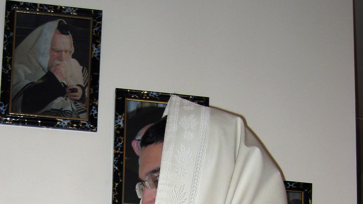 En tallit – en judisk bönesjal.