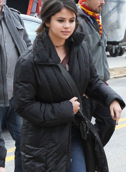 Selena Gomez spelar in film i Atlanta. 