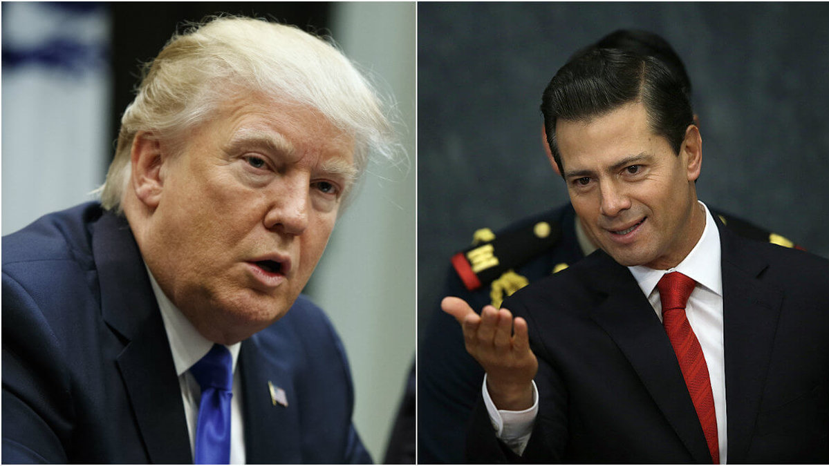 Donald Trump ska ha sagt att han vill skicka trupper till Mexiko.