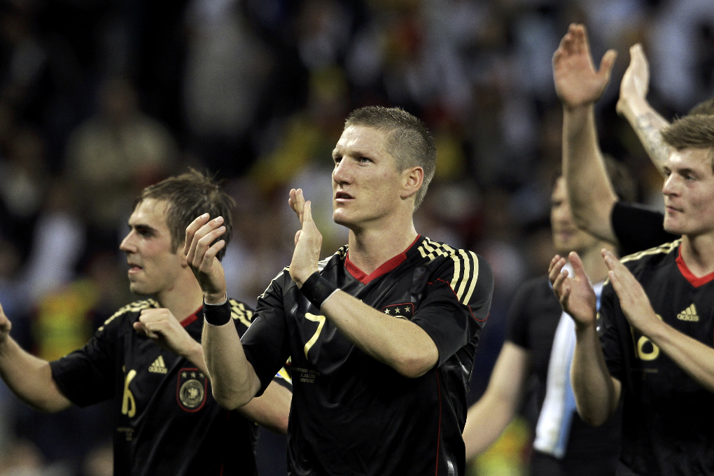 Bastian Schweinsteiger är den som ska leda Tyskland till segern.