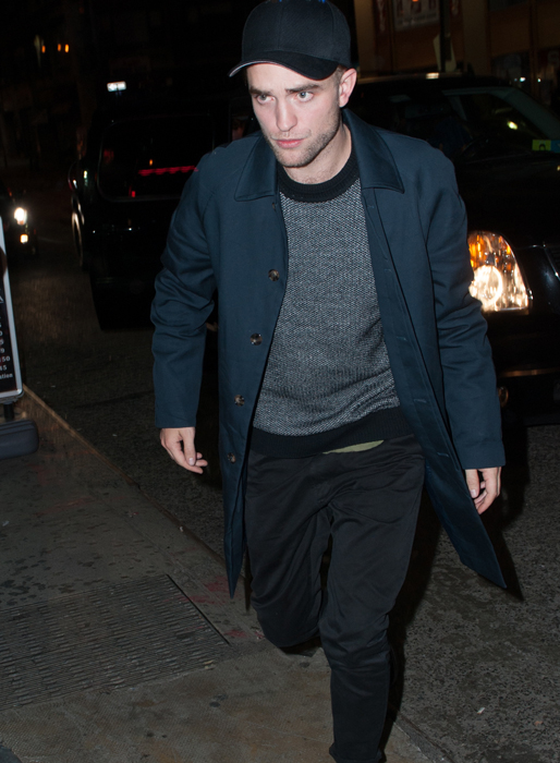 Pattinson i New York. Pattinson i New York.