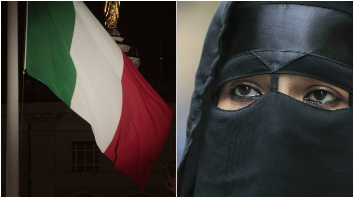 Burka, Niqab, Forbud, Italien