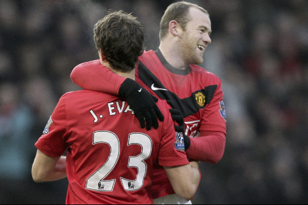 Den 24-årige Rooney gjorde tre mål på åtta minuter.