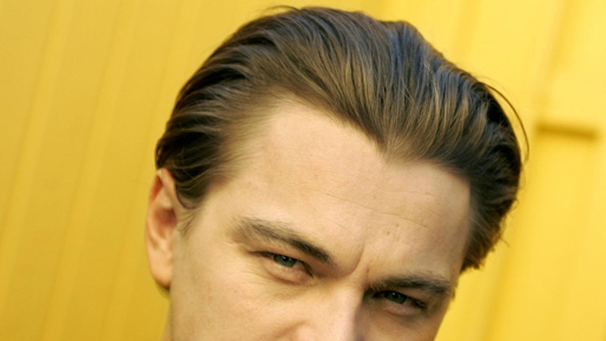 Här ser vi riktiga Leonardo DiCaprio.