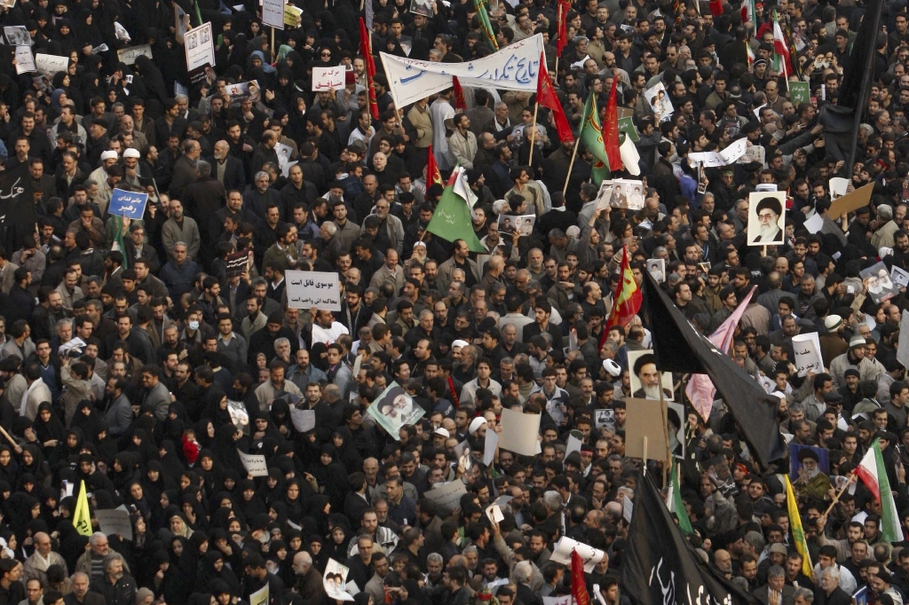 Demonstration, Mahmoud Ahmadinejad, Iran, Protester