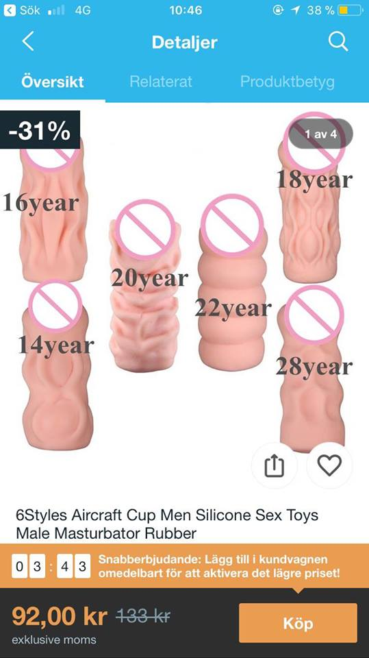 Sexleksaken på Wish Sexleksaken på Wish
