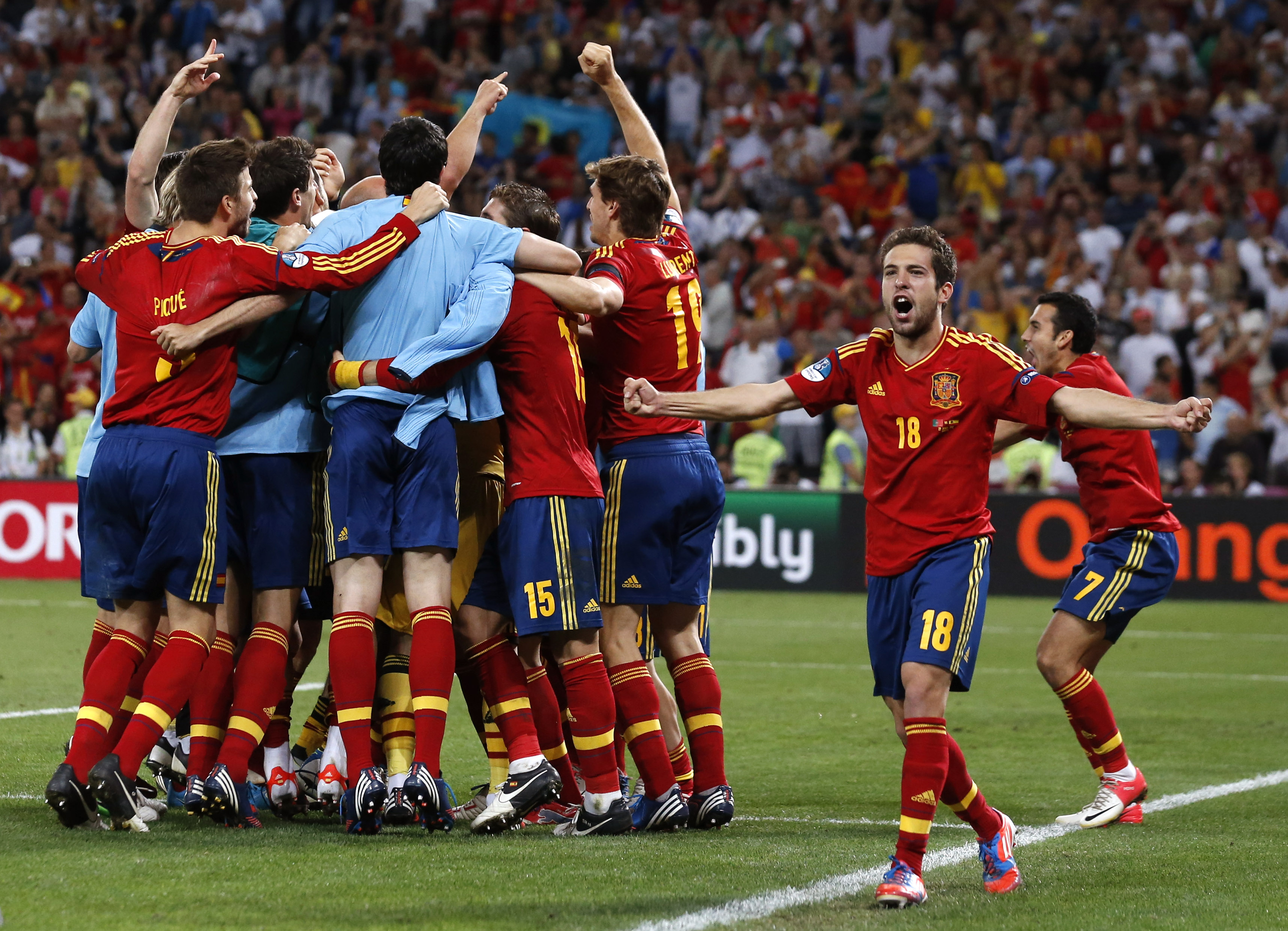 I slutändan fick alltså Spanien fira sin tredje raka mästerskapsfinal.