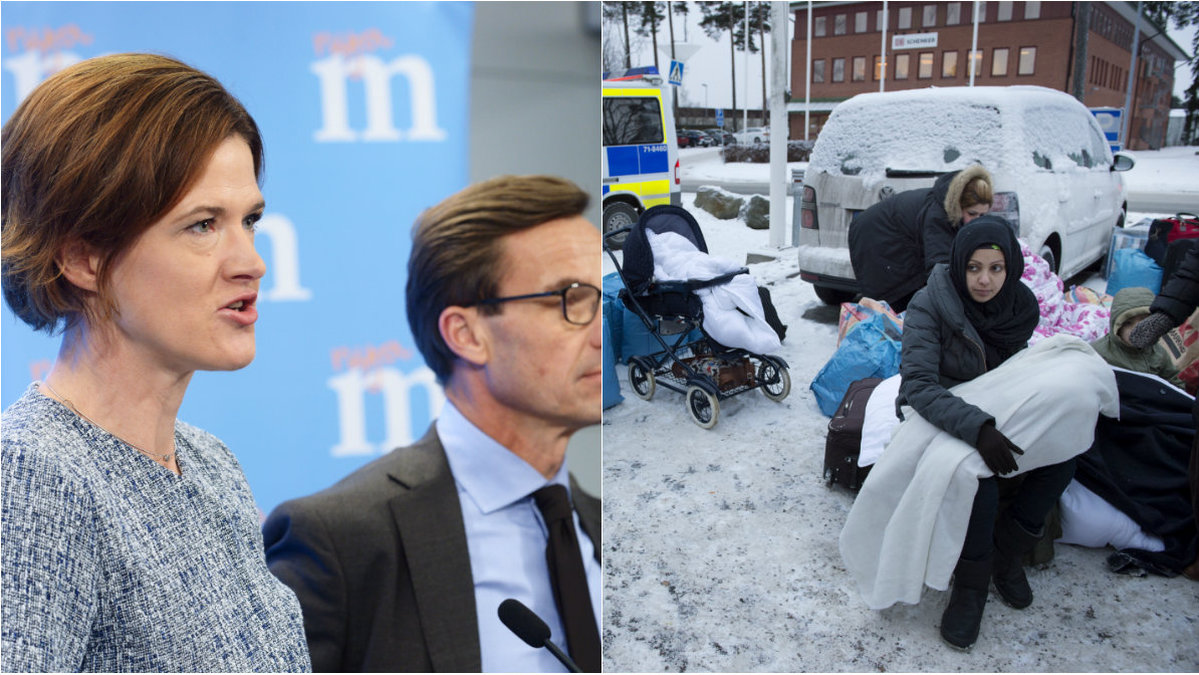 Anledningen är att M har tagit ett steg i rätt riktning inom invandringspolitiken, enligt Åkesson.