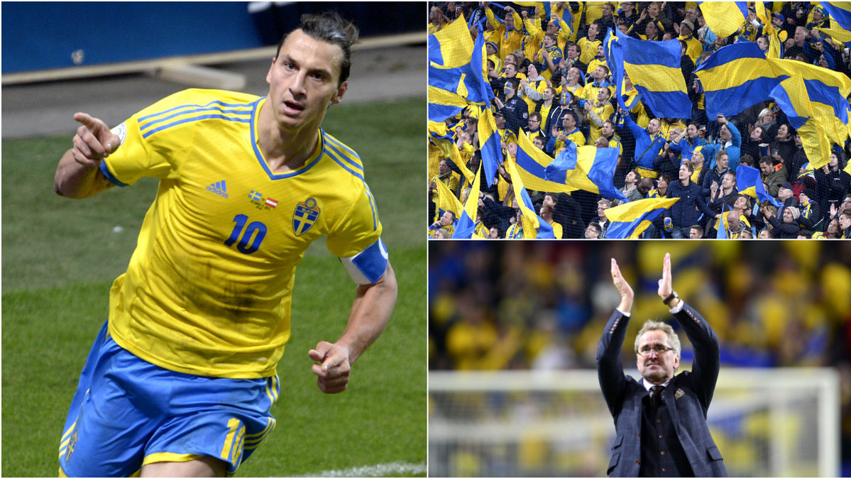 Zlatan är den som ska föra Sverige till VM med hjälp av publiken och Hamrén måste coacha laget rätt.