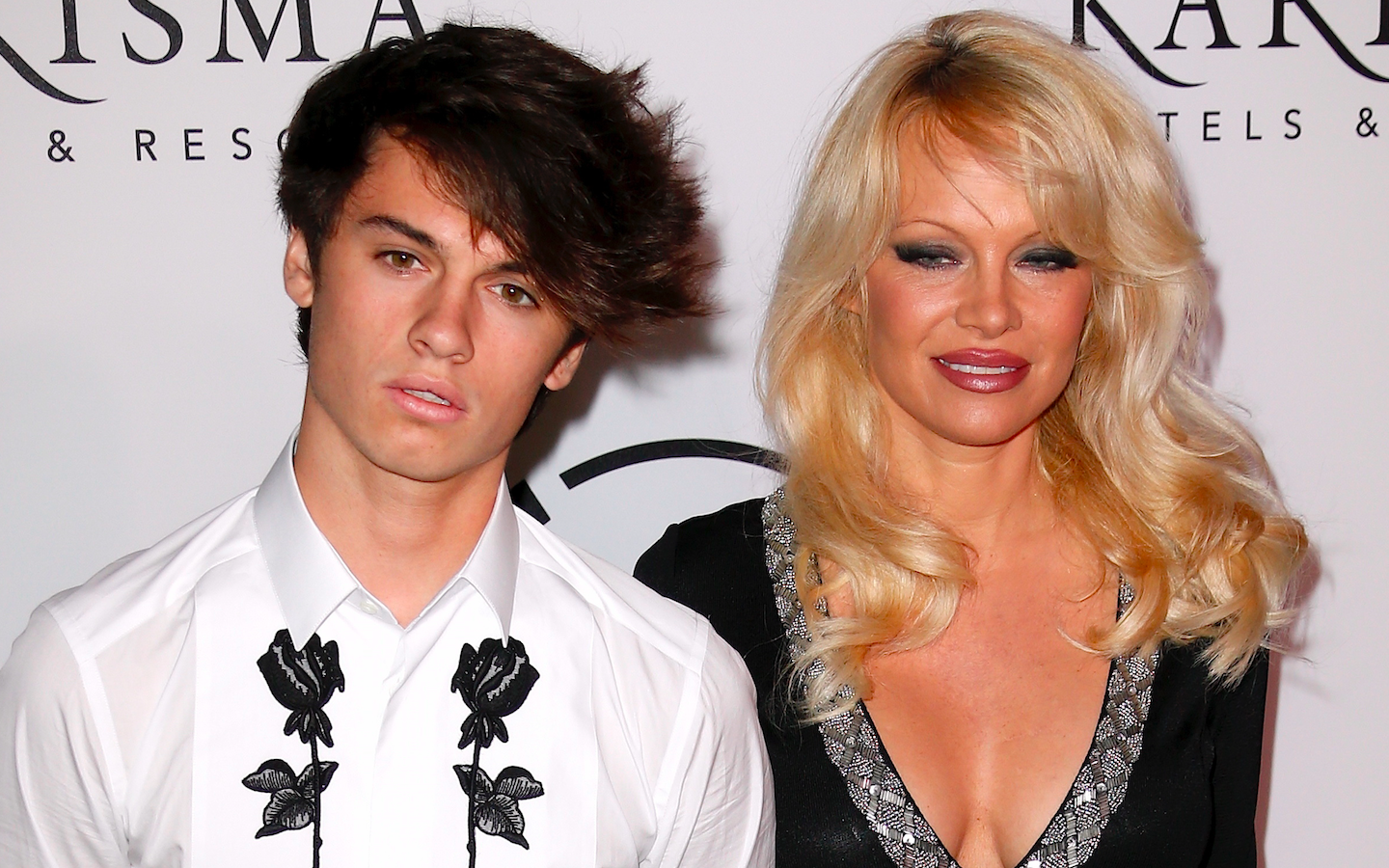 Pamela Anderson med söner Pamela Anderson med söner