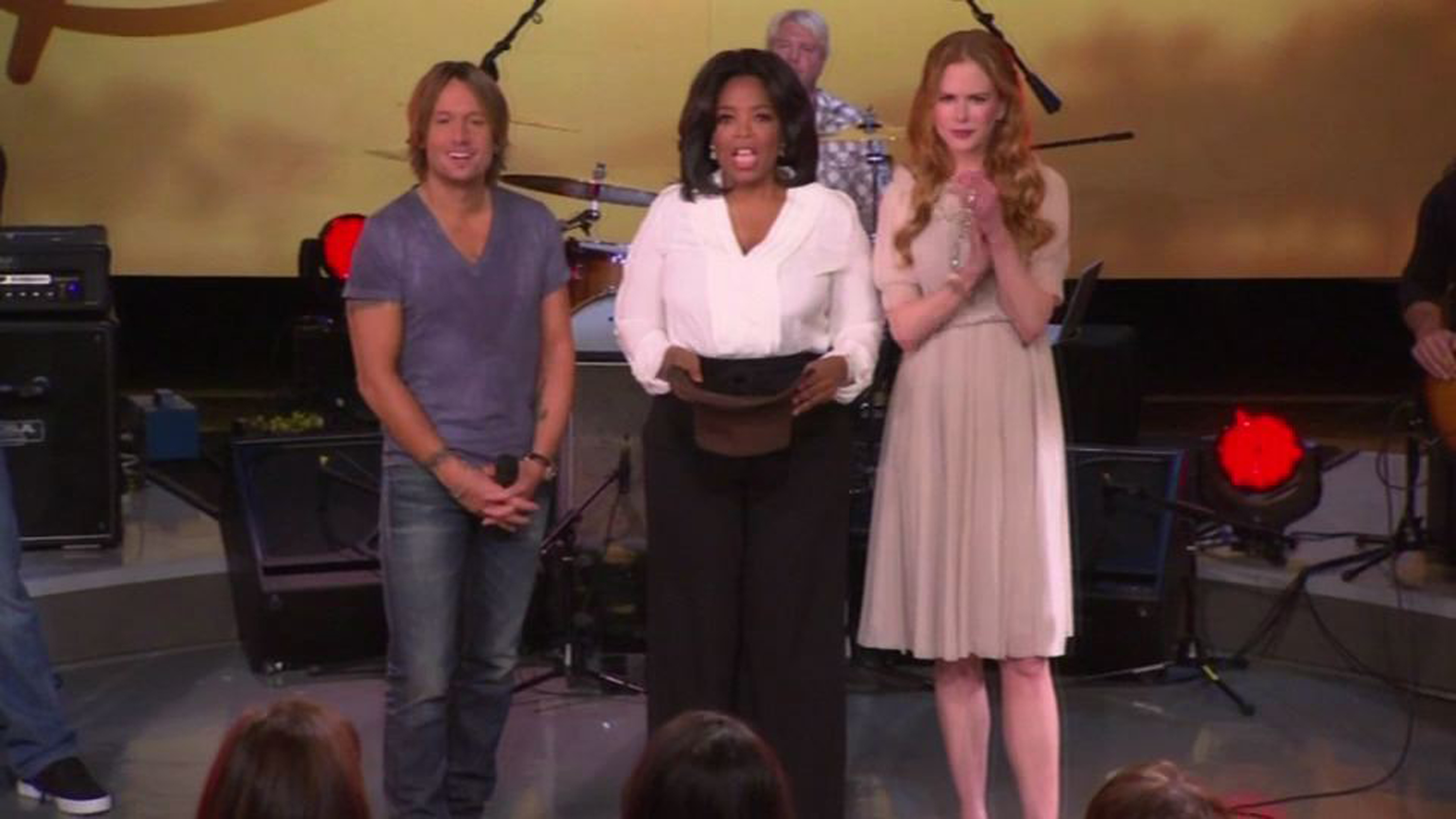 Keith Urban, Oprah och Nicole Kidman. 