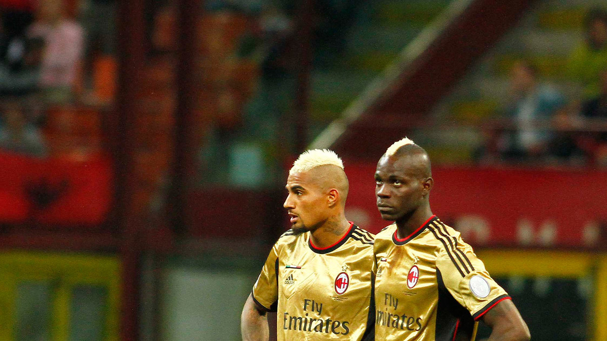 Kevin-Prince Boateng och Mario Balotelli har båda reagerat starkt mot rasism på fotbollsläktare. 