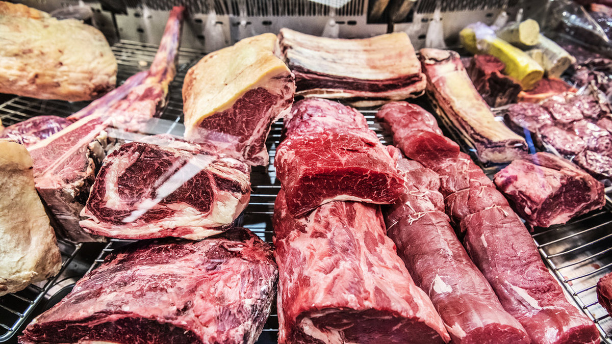 350 gram i veckan – inte mer. Enligt de nya nordiska näringsrekommendationerna bör vi minska vår konsumtion av bland annat rött kött. Arkivbild.